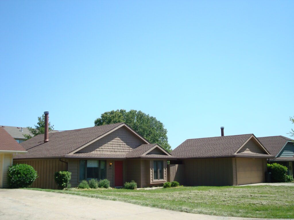 Rose Houses are single story, tidy, with a large front yard.