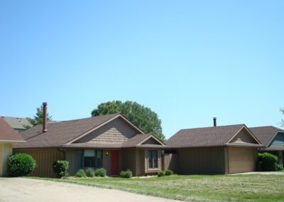 Rose Houses are single story, tidy, with a large front yard.